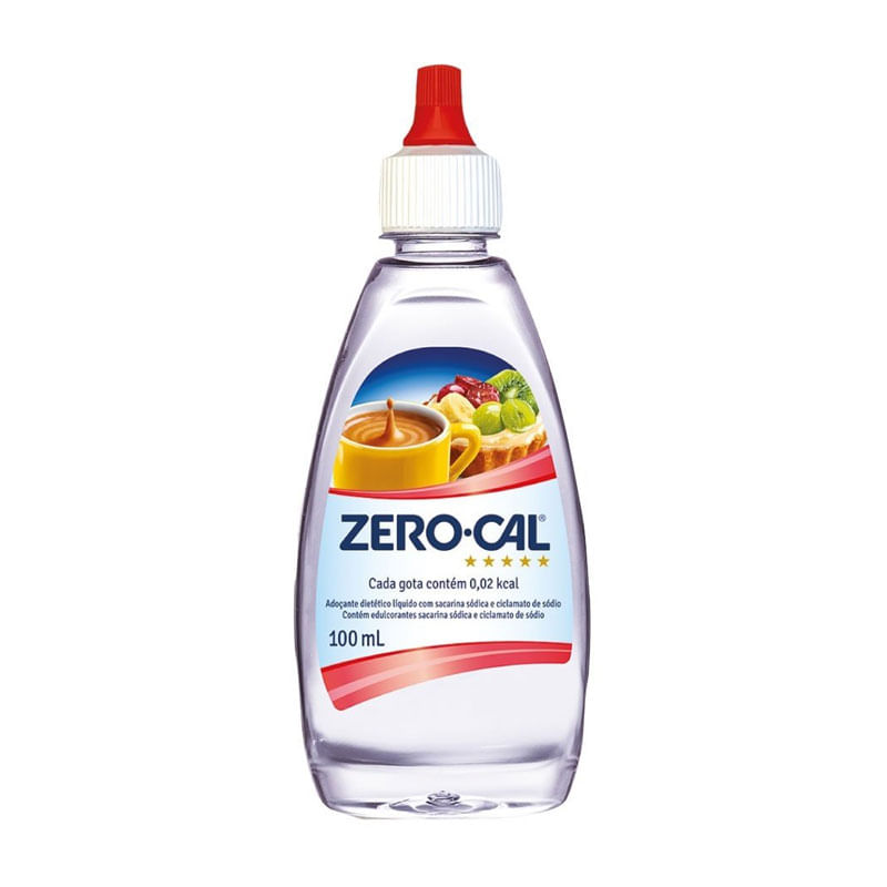 Adoçante Zero Cal 100ml Sacarina 