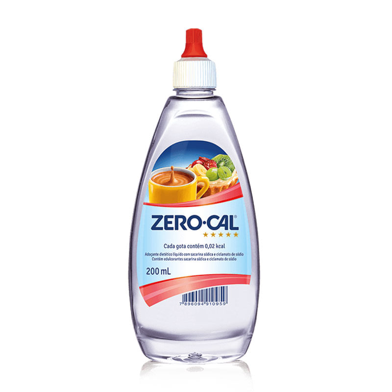 Adoçante Zero Cal 200ml Sacarina