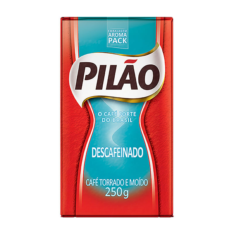Café Pilão Vácuo 250g Aroma Descafeinado