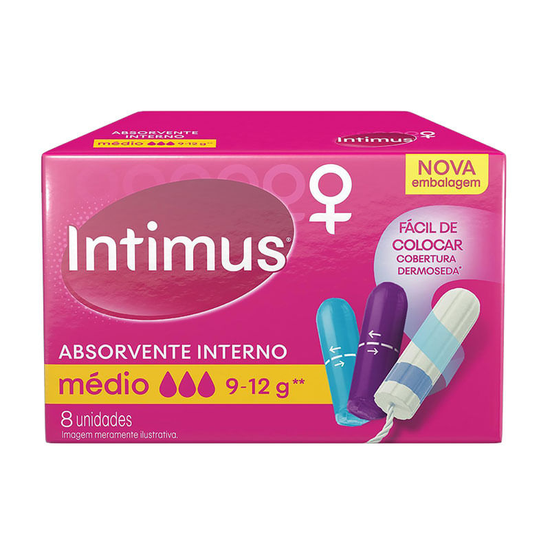 Absorvente Intimus Interno Médio