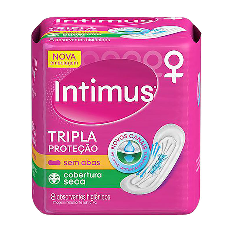 Absorvente Intimus Gel Tripla sem Abas Seca