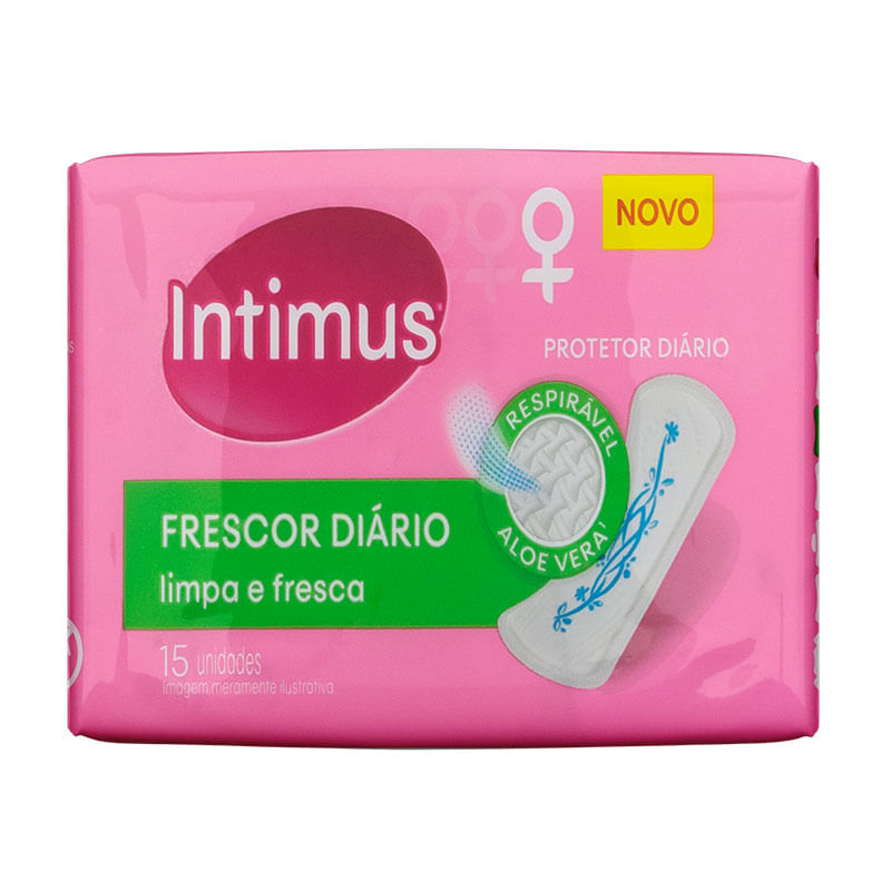 Absorvente Intimus Proteção Diaria Days Suave Proteção Contra Odores