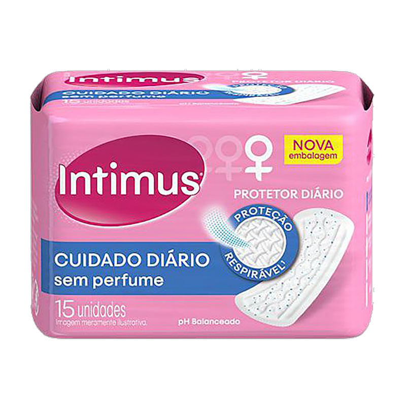 Absorvente Intimus Proteção Diaria Days sem Perfumes 