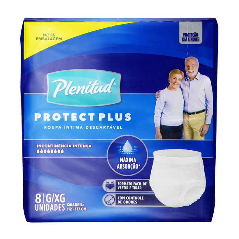 Fralda Descartável Adulto Plenitud Protect Plus G/XG